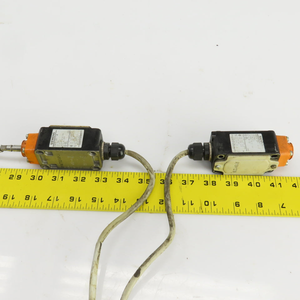 Siemens 3SE3120-1R-Z 230V 6A Limit Switch Parts/Repair Lot Of 2