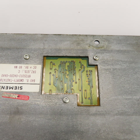 Siemens 6FC5203-0AC00-0AA0 Sinumerik Qwerty-Tastatur CNC Keyboard ERZ.STD 5VDC