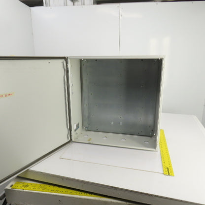 Rittal 8017562 23-1/2 x 23-1/2" x 9" Wall Mount Electrical Enclosure W/Backplate
