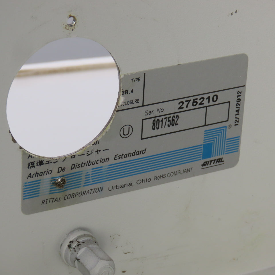 Rittal 8017562 23-1/2 x 23-1/2" x 9" Wall Mount Electrical Enclosure W/Backplate