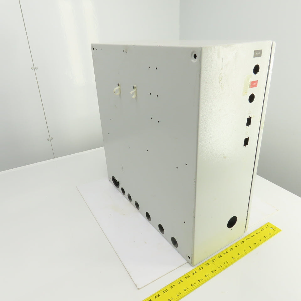 Rittal 8017562 23-1/2 x 23-1/2" x 9" Wall Mount Electrical Enclosure W/Backplate