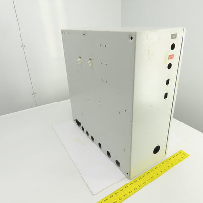 Rittal 8017562 23-1/2 x 23-1/2" x 9" Wall Mount Electrical Enclosure W/Backplate