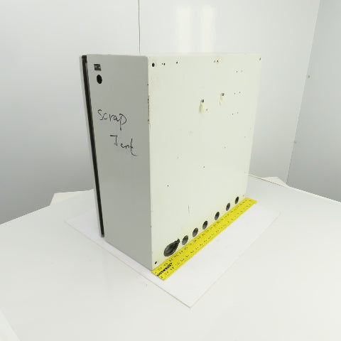 Rittal 8017562 23-1/2 x 23-1/2" x 9" Wall Mount Electrical Enclosure W/Backplate