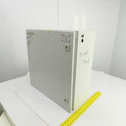 Rittal 8017562 23-1/2 x 23-1/2" x 9" Wall Mount Electrical Enclosure W/Backplate