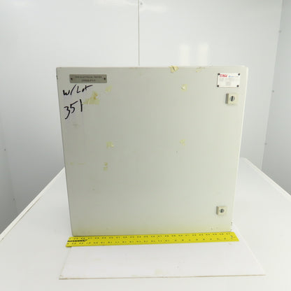 Rittal 8017562 23-1/2 x 23-1/2" x 9" Wall Mount Electrical Enclosure W/Backplate