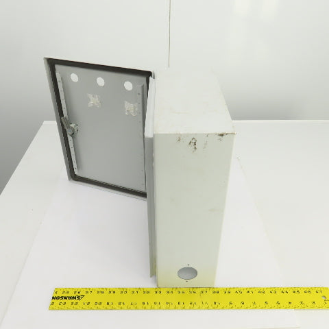 Rittal 8017529 15-3/4" x 11-3/4" x 5" Wall Electrical Enclosure W/Backplate 3R