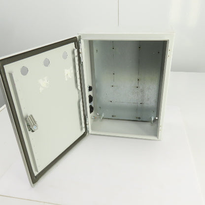 Rittal 8017529 15-3/4" x 11-3/4" x 5" Wall Electrical Enclosure W/Backplate 3R