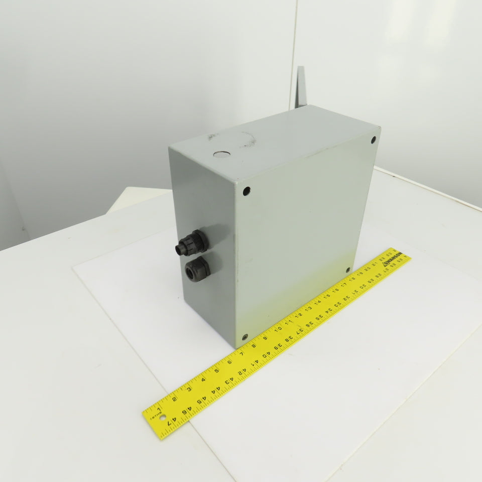 Hammond EN4SD12126GY 12" x 12" x 6" Wal Mount Electrical Enclosure W/Backplate