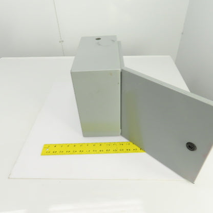 Hammond EN4SD12126GY 12" x 12" x 6" Wal Mount Electrical Enclosure W/Backplate
