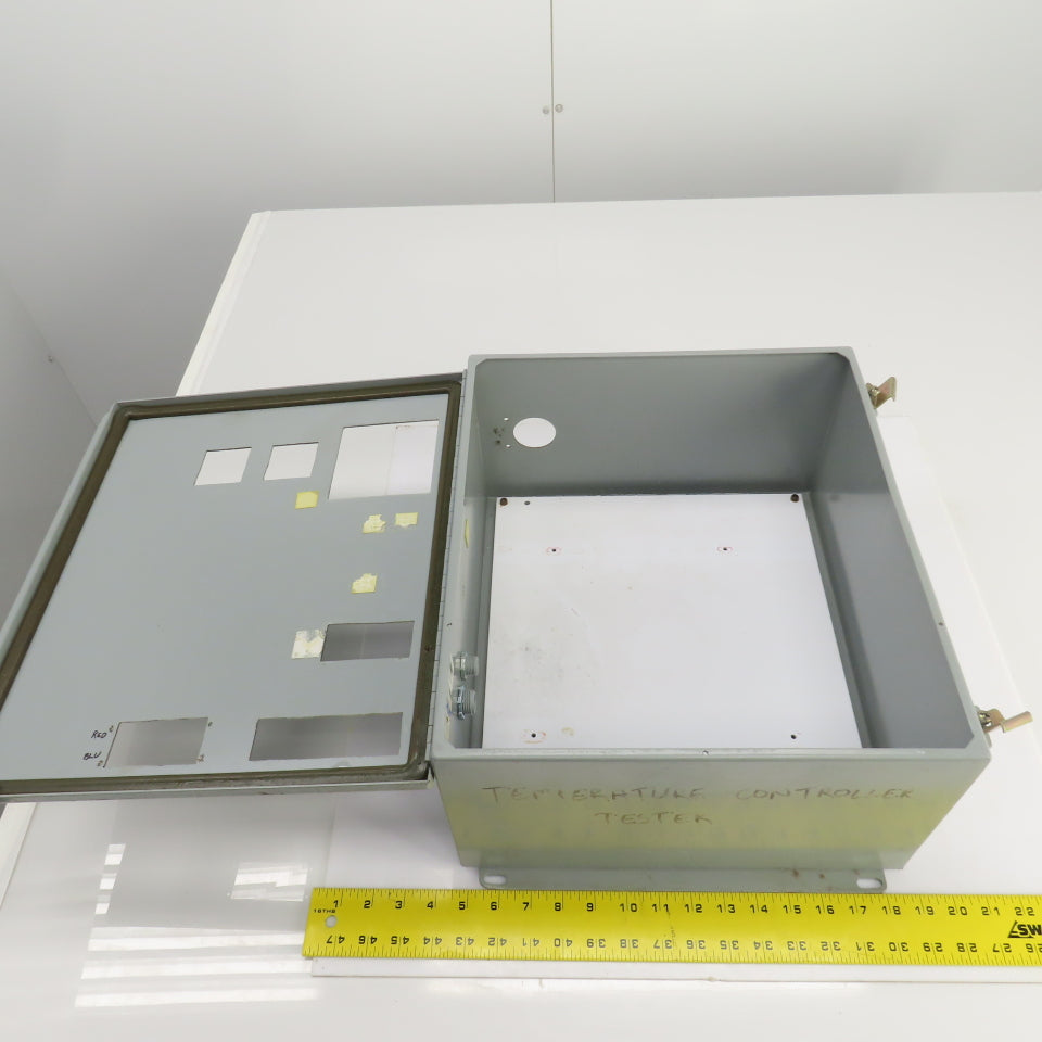 ElectroMate E16148CH 16" x 14" x 8" Wall Mount Electrical Enclosure W/Backplate
