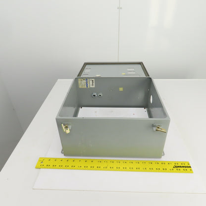 ElectroMate E16148CH 16" x 14" x 8" Wall Mount Electrical Enclosure W/Backplate