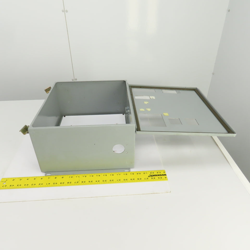 ElectroMate E16148CH 16" x 14" x 8" Wall Mount Electrical Enclosure W/Backplate