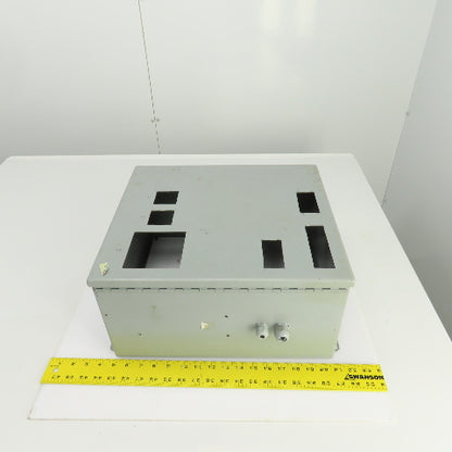 ElectroMate E16148CH 16" x 14" x 8" Wall Mount Electrical Enclosure W/Backplate