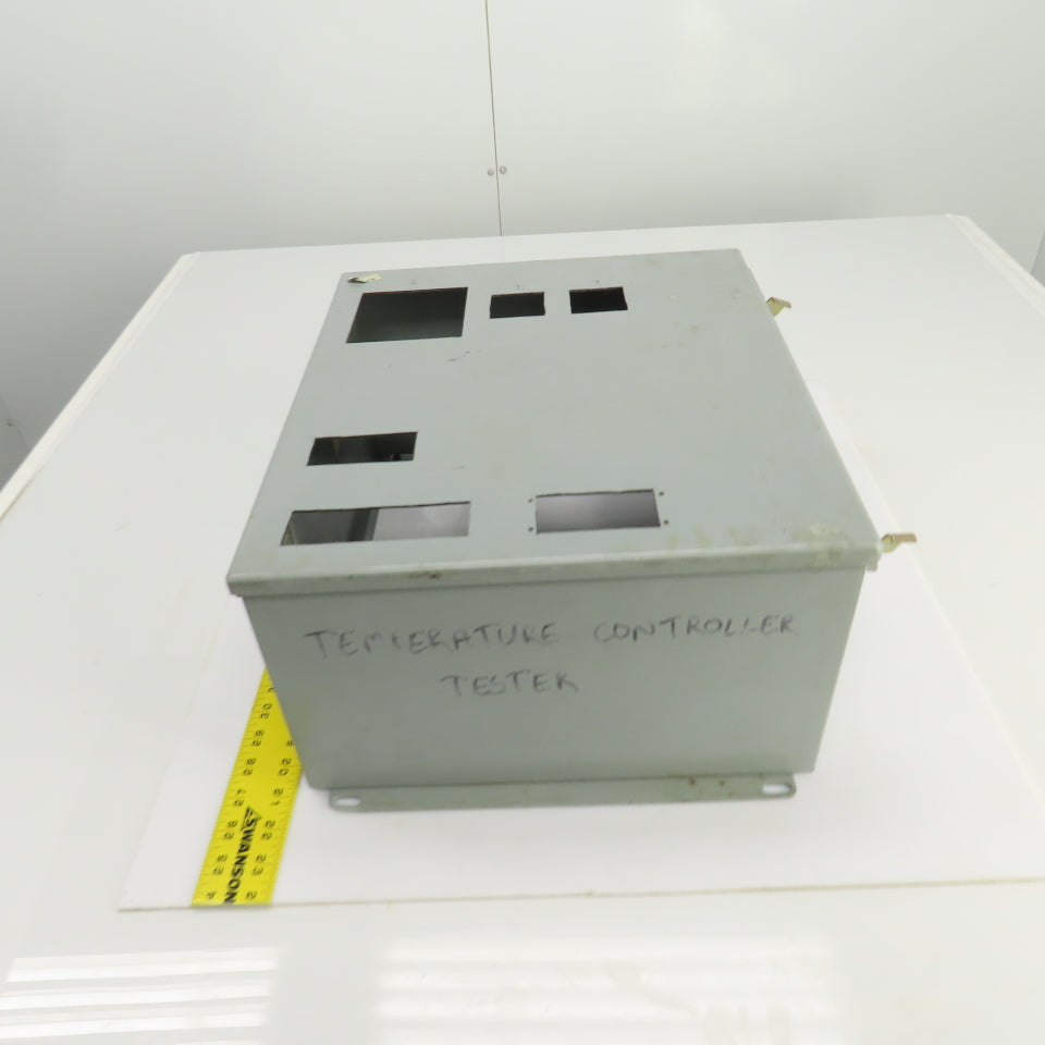 ElectroMate E16148CH 16" x 14" x 8" Wall Mount Electrical Enclosure W/Backplate