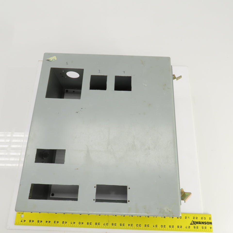 ElectroMate E16148CH 16" x 14" x 8" Wall Mount Electrical Enclosure W/Backplate