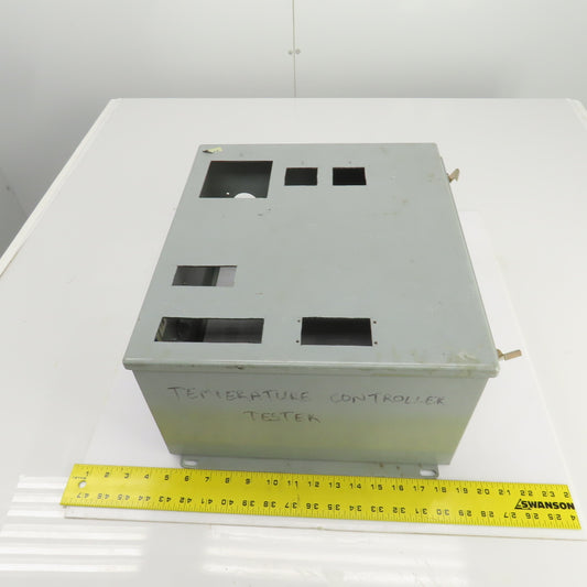 ElectroMate E16148CH 16" x 14" x 8" Wall Mount Electrical Enclosure W/Backplate