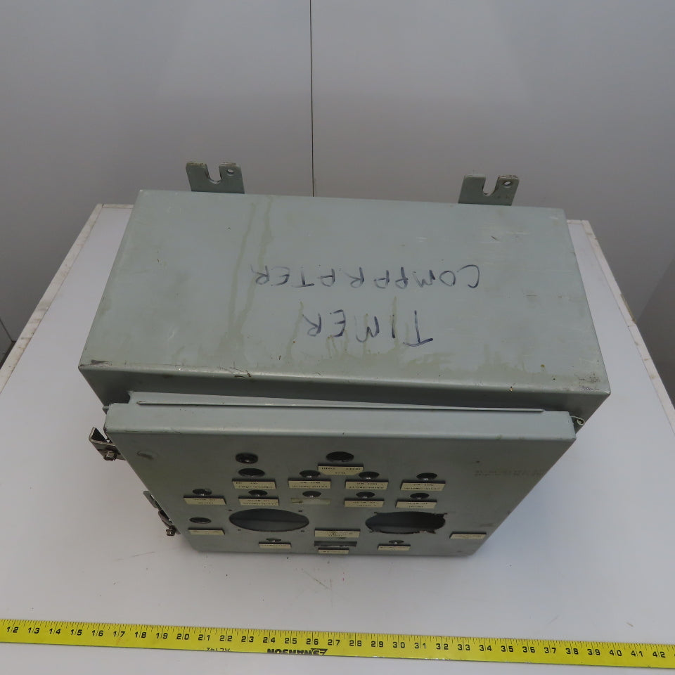 Hoffman  A161608LP 16x16x8" Type 12 Wall Mount Electrical Enclosure W/Back Plate