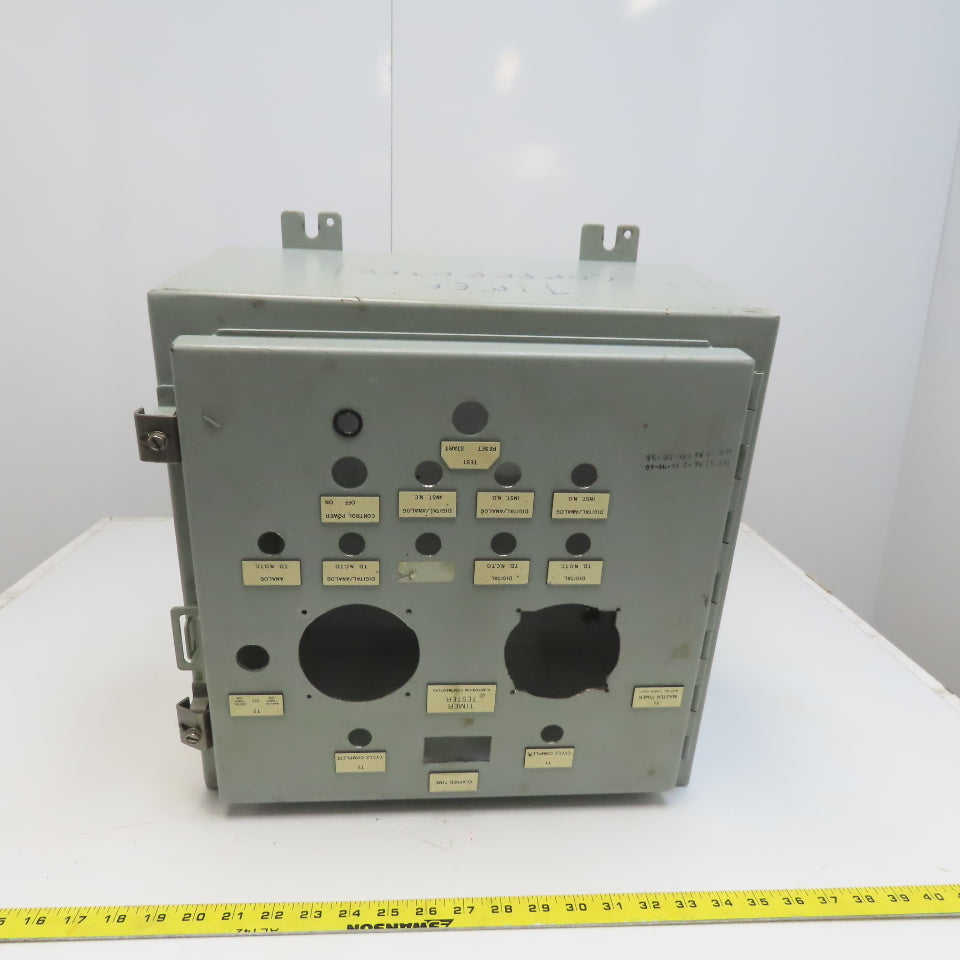 Hoffman  A161608LP 16x16x8" Type 12 Wall Mount Electrical Enclosure W/Back Plate