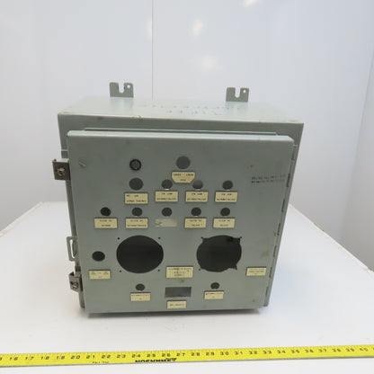 Hoffman  A161608LP 16x16x8" Type 12 Wall Mount Electrical Enclosure W/Back Plate