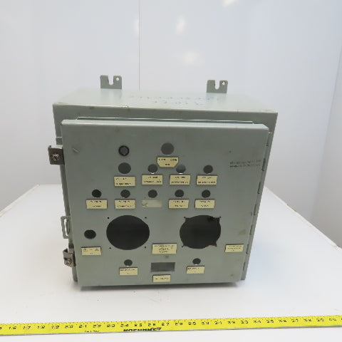 Hoffman  A161608LP 16x16x8" Type 12 Wall Mount Electrical Enclosure W/Back Plate