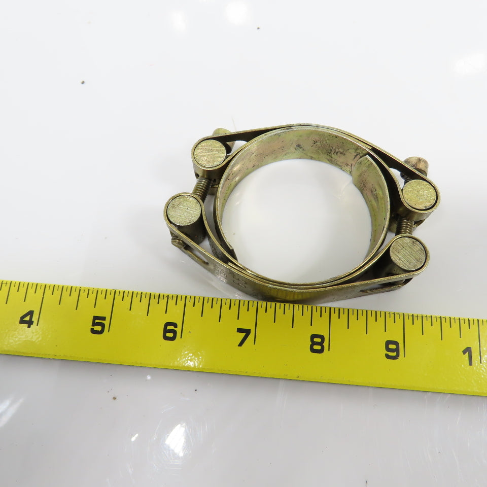 HPJ 65 2-1/4" Double Band Double Bolt Clamp Lot Of 4