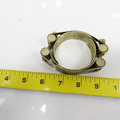 HPJ 65 2-1/4" Double Band Double Bolt Clamp Lot Of 4