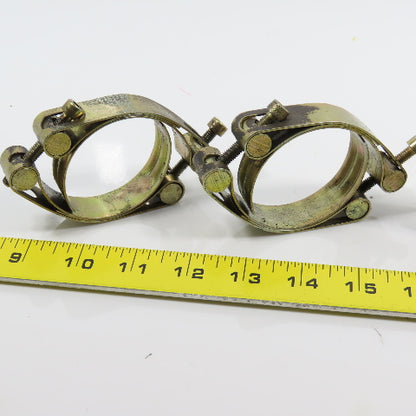 HPJ 65 2-1/4" Double Band Double Bolt Clamp Lot Of 4