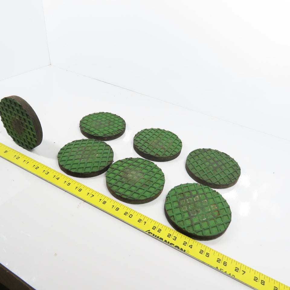 4-1/4" OD x 1/2" Thick Anti-Skid Pad Lot Of 7