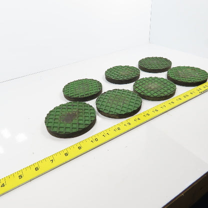 4-1/4" OD x 1/2" Thick Anti-Skid Pad Lot Of 7