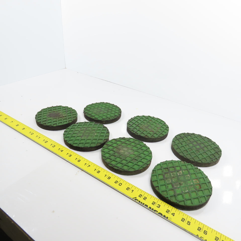 4-1/4" OD x 1/2" Thick Anti-Skid Pad Lot Of 7