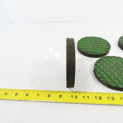 4-1/4" OD x 1/2" Thick Anti-Skid Pad Lot Of 7