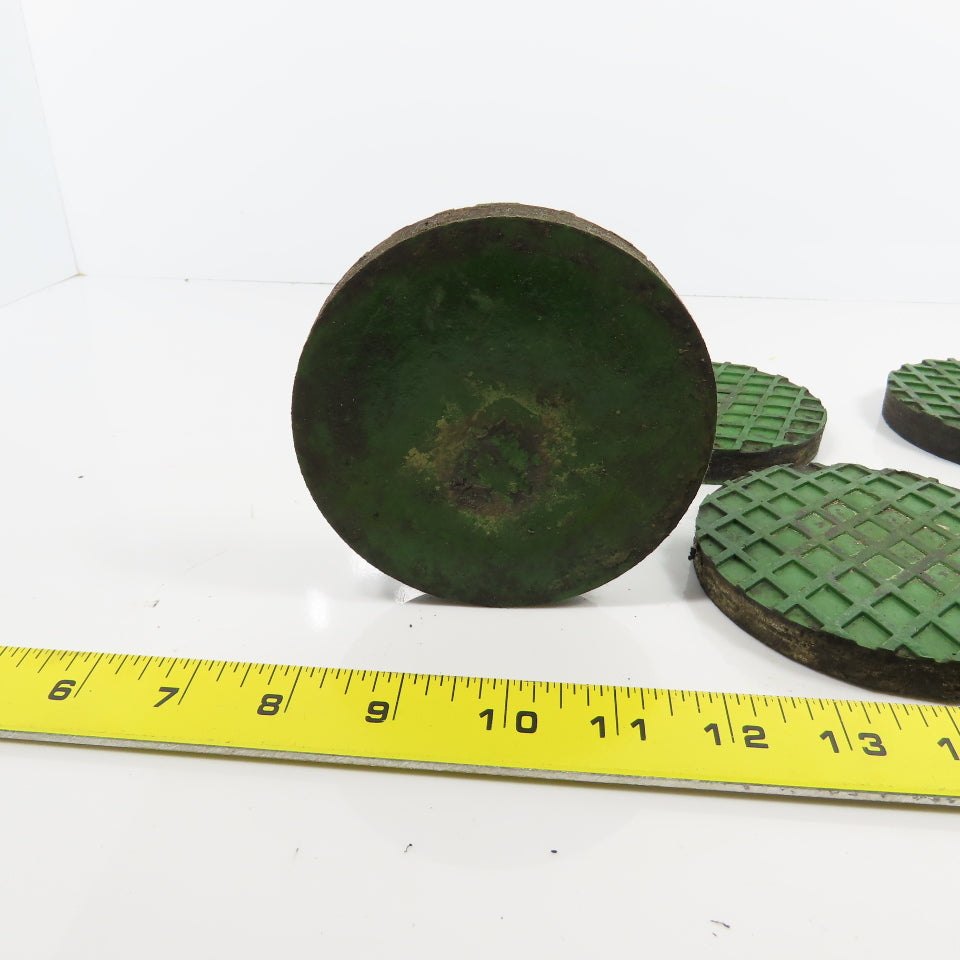 4-1/4" OD x 1/2" Thick Anti-Skid Pad Lot Of 7