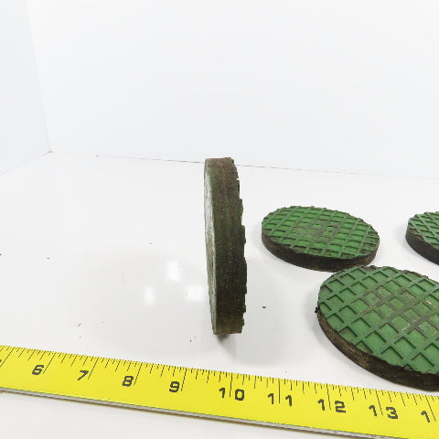 4-1/4" OD x 1/2" Thick Anti-Skid Pad Lot Of 7