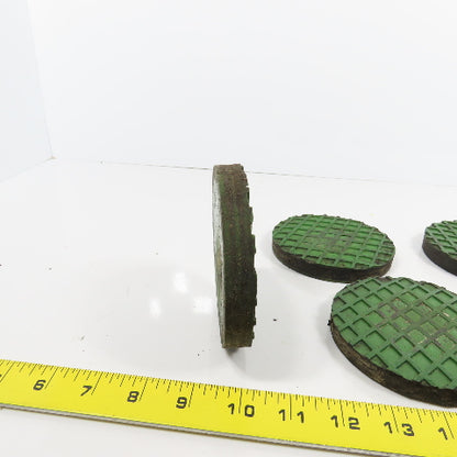 4-1/4" OD x 1/2" Thick Anti-Skid Pad Lot Of 7