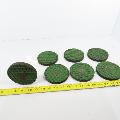 4-1/4" OD x 1/2" Thick Anti-Skid Pad Lot Of 7