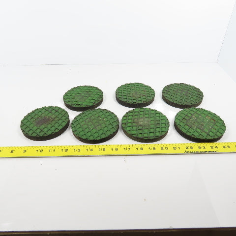 4-1/4" OD x 1/2" Thick Anti-Skid Pad Lot Of 7