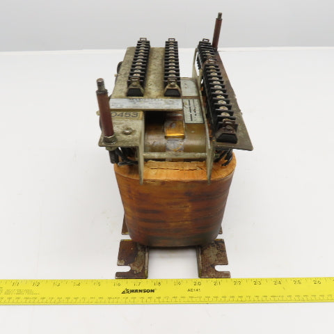 Fanuc A80L-0001-0453-01 200-550V Pri Multitap 10-120/185V Sec 1.5kVa Transformer