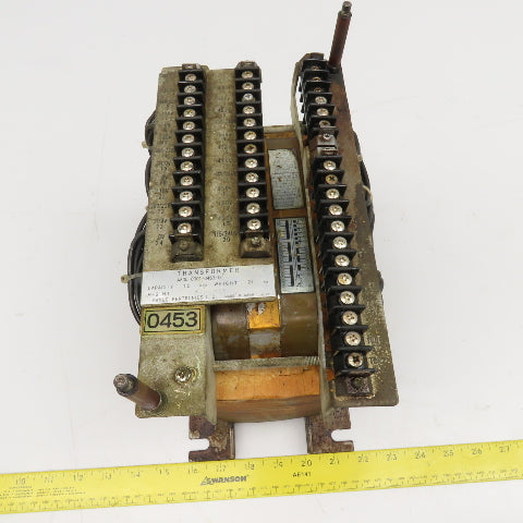 Fanuc A80L-0001-0453-01 200-550V Pri Multitap 10-120/185V Sec 1.5kVa Transformer