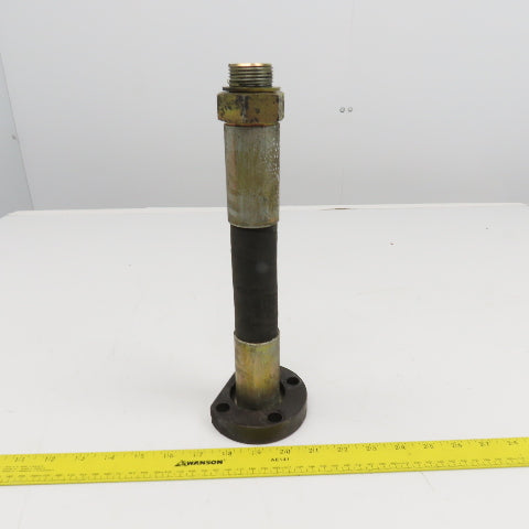 1" (-16) Hydraulic Hose ORB 4 Bolt Flange x Male 1" (-16) Straight 12-1/2" OAL