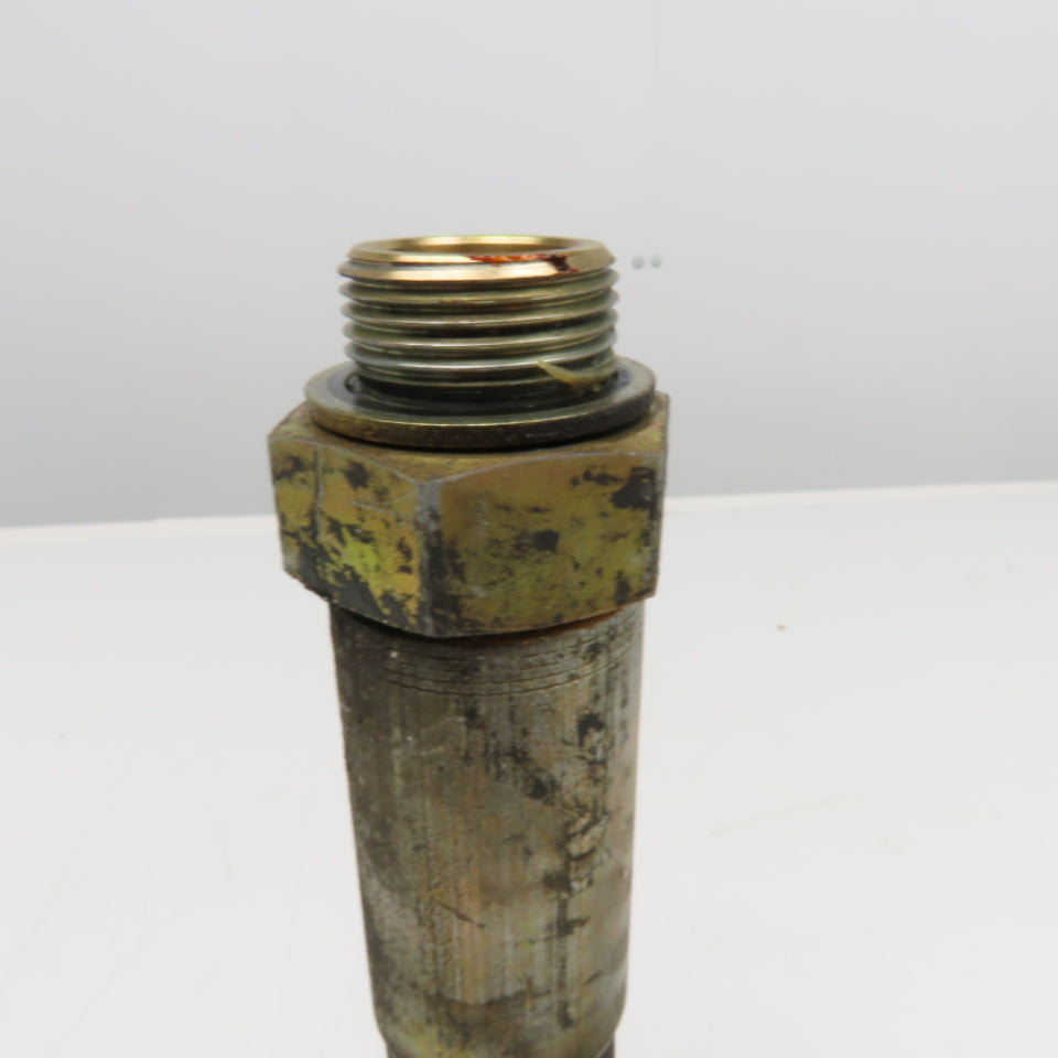 1" (-16) Hydraulic Hose ORB 4 Bolt Flange x Male 1" (-16) Straight 12-1/2" OAL