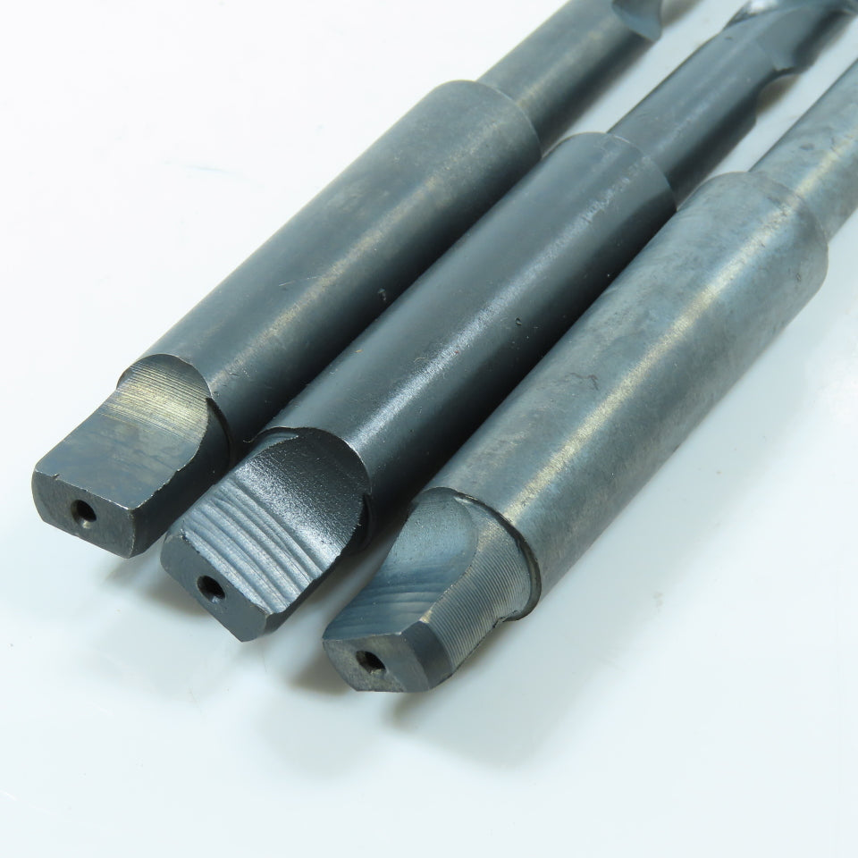 Interstate 1/2" HSS Drill Bit 8-3/8" OAL 118° Point Morse Taper MT2 Lot of 3