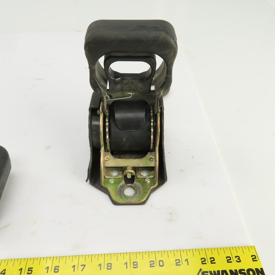 Strapinno 7350767 Bolt On Retractable Ratchet Strap 1-7/8" x 96" Lot of 2