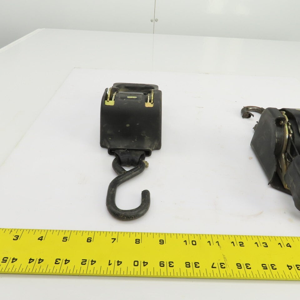 Strapinno 7350767 Bolt On Retractable Ratchet Strap 1-7/8" x 96" Lot of 2