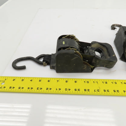 Strapinno 7350767 Bolt On Retractable Ratchet Strap 1-7/8" x 96" Lot of 2