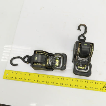 Strapinno 7350767 Bolt On Retractable Ratchet Strap 1-7/8" x 96" Lot of 2