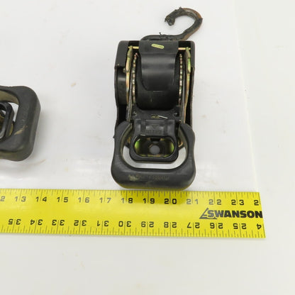 Strapinno 7350767 Bolt On Retractable Ratchet Strap 1-7/8" x 96" Lot of 2