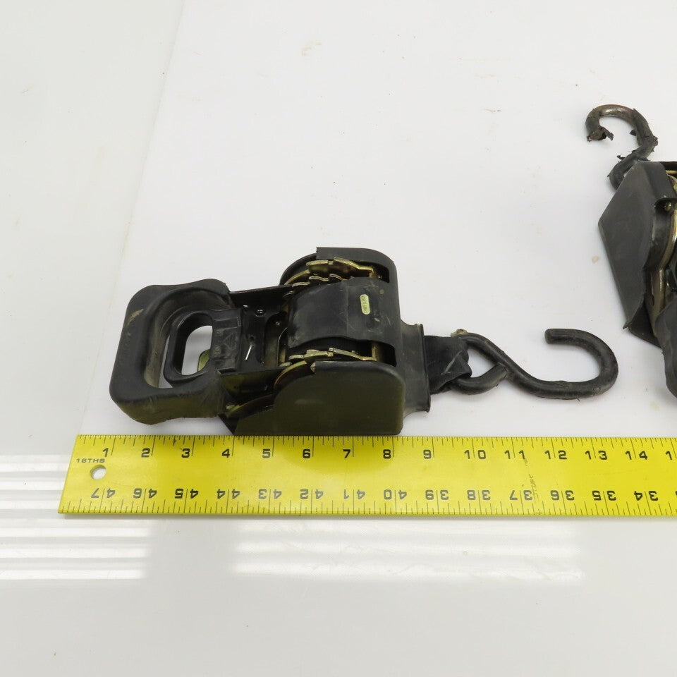 Strapinno 7350767 Bolt On Retractable Ratchet Strap 1-7/8" x 96" Lot of 2