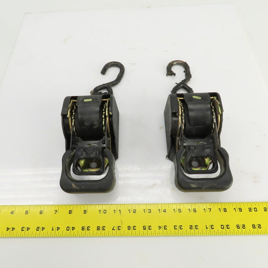 Strapinno 7350767 Bolt On Retractable Ratchet Strap 1-7/8" x 96" Lot of 2