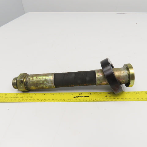 1" (-16) Hydraulic Hose ORB 4 Bolt Flange x Male 1" (-16) Straight 12-1/2" OAL