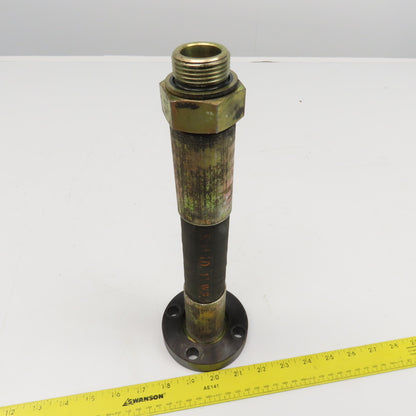 1" (-16) Hydraulic Hose ORB 4 Bolt Flange x Male 1" (-16) Straight 12-1/2" OAL